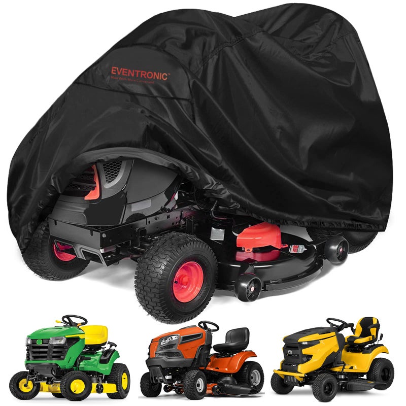 EVENTRONIC Riding Lawn Mower Cover, Eventronic 54â€œ Riding Lawn Tractor Cover Waterproof Heavy Duty Durable (420D-polyester oxford) - Image 1